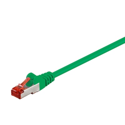 Goobay 0,5m CAT 6 Patchkabel, S/FTP (PiMF), Grün