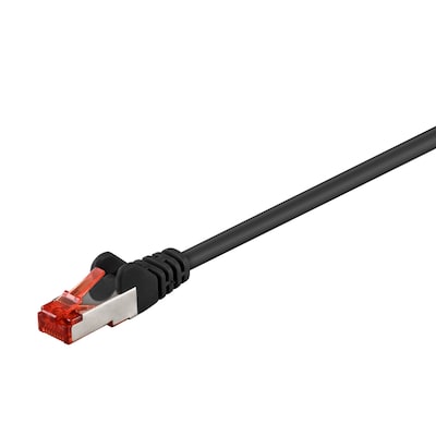 Thumbnail - Goobay 10m CAT 6 Patchkabel, S/FTP (PiMF), Schwarz