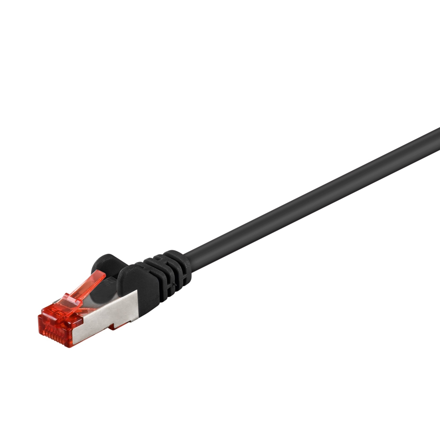Thumbnail - Goobay 0,5m CAT 6 Patchkabel, S/FTP (PiMF), Schwarz