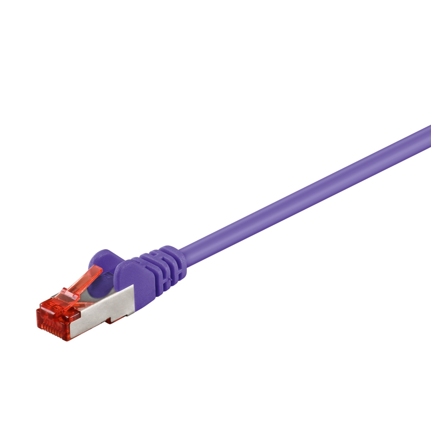 Goobay 0,5m CAT 6 Patchkabel, S/FTP (PiMF), Lila
