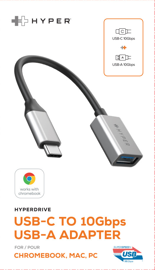 HyperDrive USB-C auf USB-A 10Gbps Adapter Adapter/Konverter Produkt Bild 5