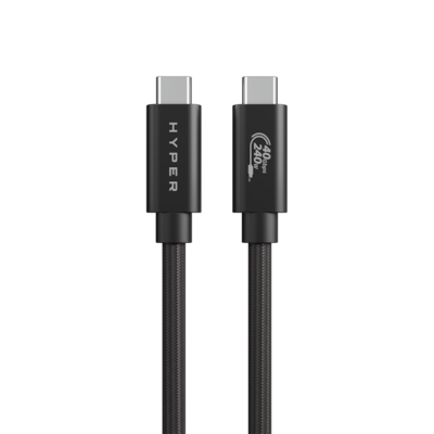 Hyper® HyperDrive USB4 Performance Cable - Black HyperDrive USB4 Performance Cable - Black