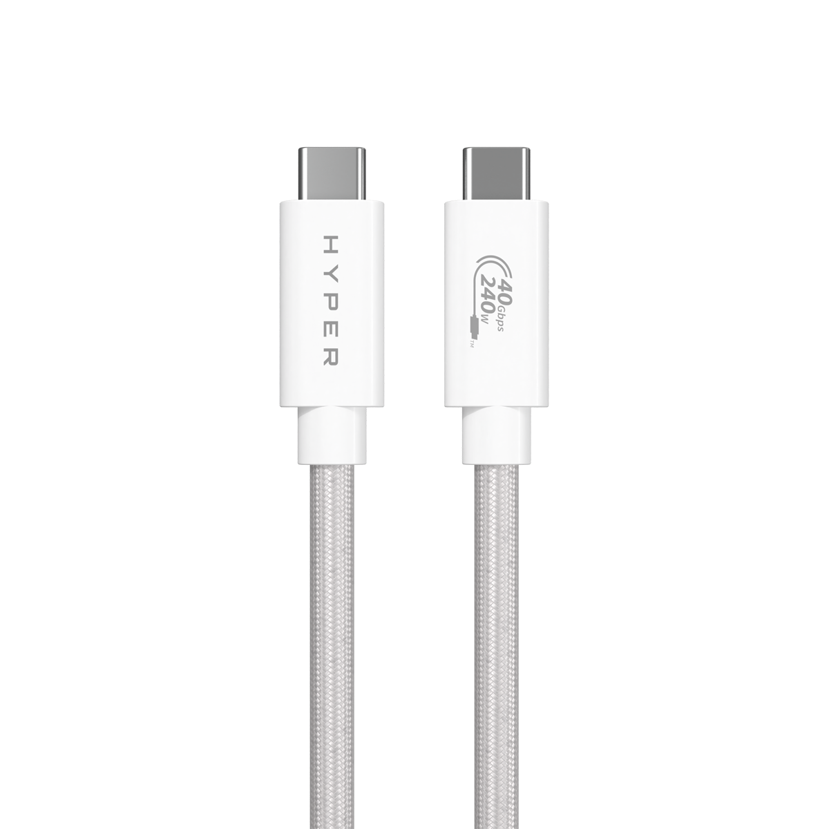 Hyper HyperDrive USB4 Performance Cable - White HyperDrive USB4 Performance Cable - White