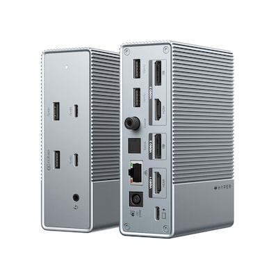 HyperDrive Universal GEN2 15-in-1 USB-C Dockingstation Triple Extended Display