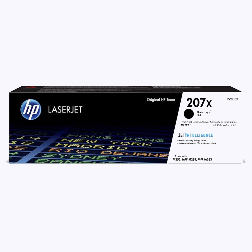 HP 207X W2210X LaserJet Tonerkartusche Schwarz Kompatibilität: HP Color LaserJet Pro MFP M283fdn, MFP M283fdw, MFP M282nw, MFP M283fdw // HP Color L