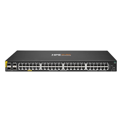 HPE Aruba Networking CX6000 Managed Switch (R8N85B) 48x 1G Ethernet, 4x 1G SFP, PoE/PoE+ 370W