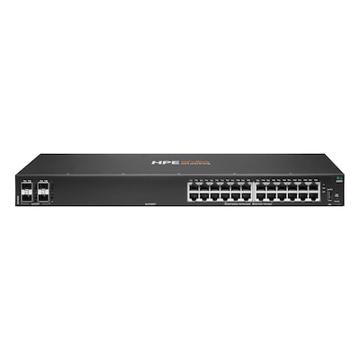 HPE Aruba Networking CX6000 Managed Switch (R8N88B) 24x 1G Ethernet, 4x 1G SFP, Nicht-PoE