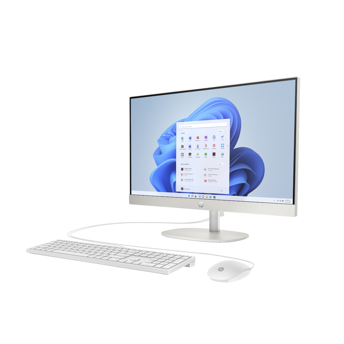 HP All-in-One PC 27-cr0105ng B-Ware [68,5cm (27") FHD-Display, Ryzen 5 7520U, 16GB RAM, 512GB SSD, Windows 11] PC Produkt Bild 3