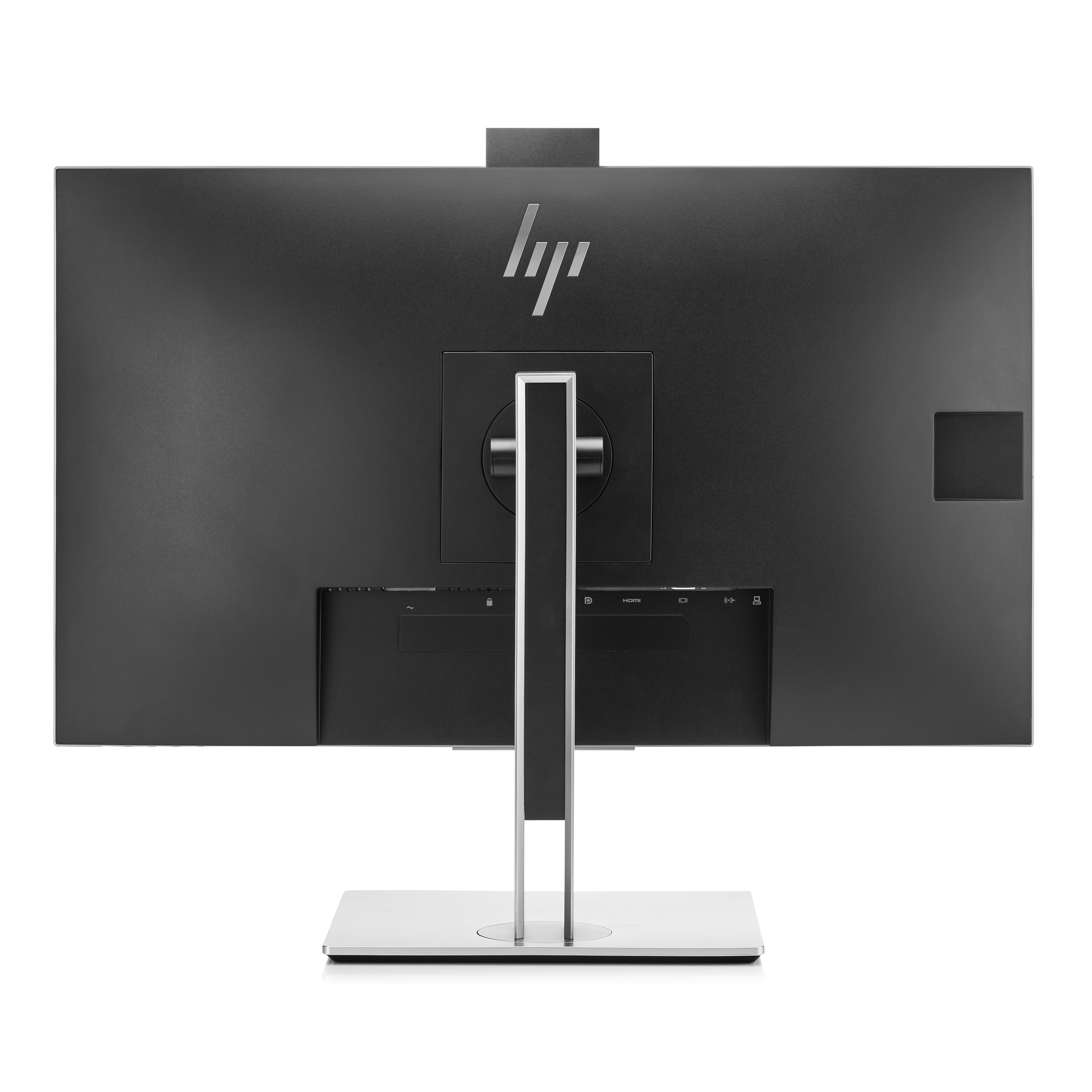 Hp elitedisplay e273m zadnji pogled s priključki in stojalom