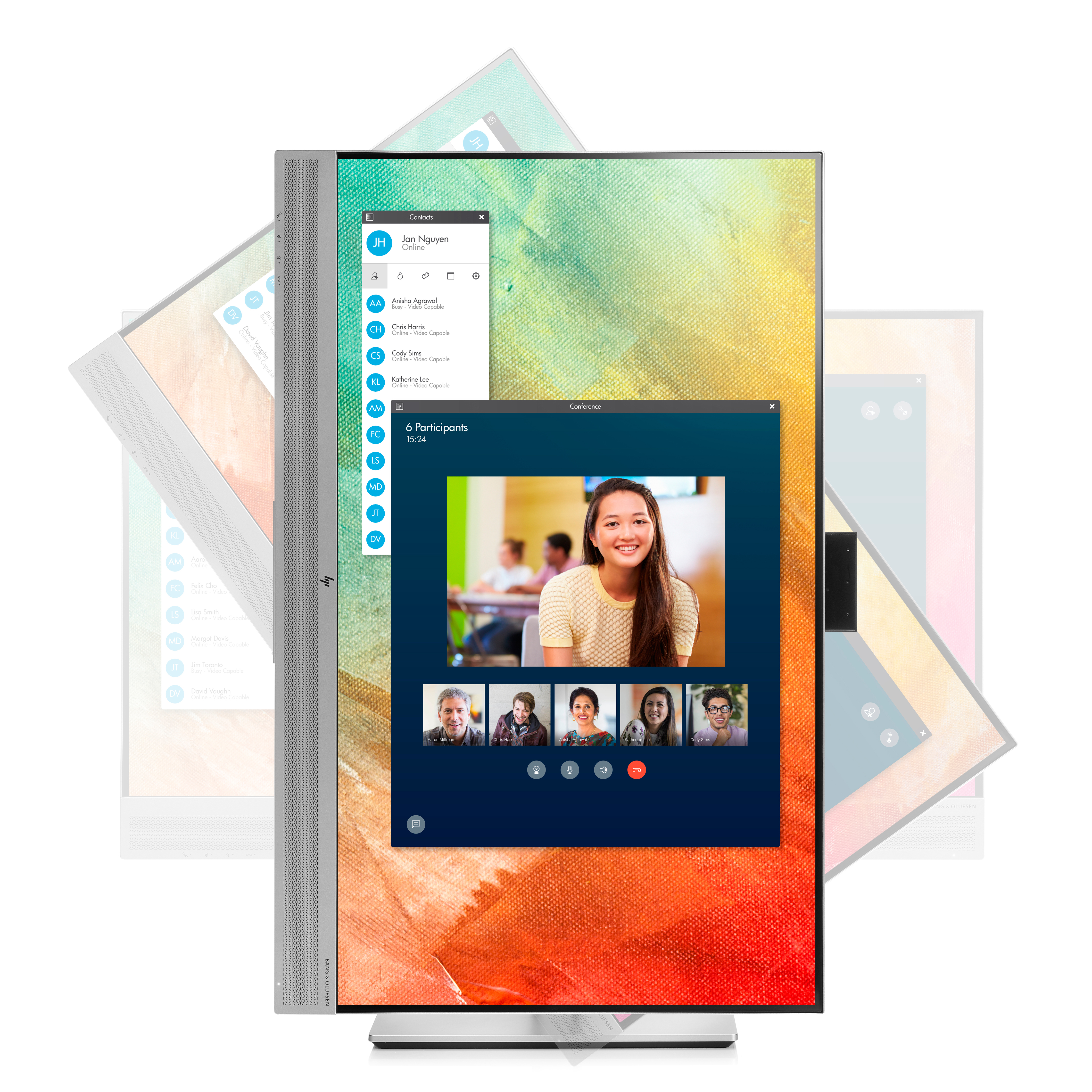 Hp elitedisplay e273m pivot način in več položajev zaslona