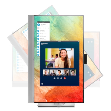 Hp elitedisplay e273m | 27" full hd ips | vgrajena spletna kamera in bang & olufsen zvočniki | poslovni monitor 5 Hp elitedisplay e273m pivot način in več položajev zaslona