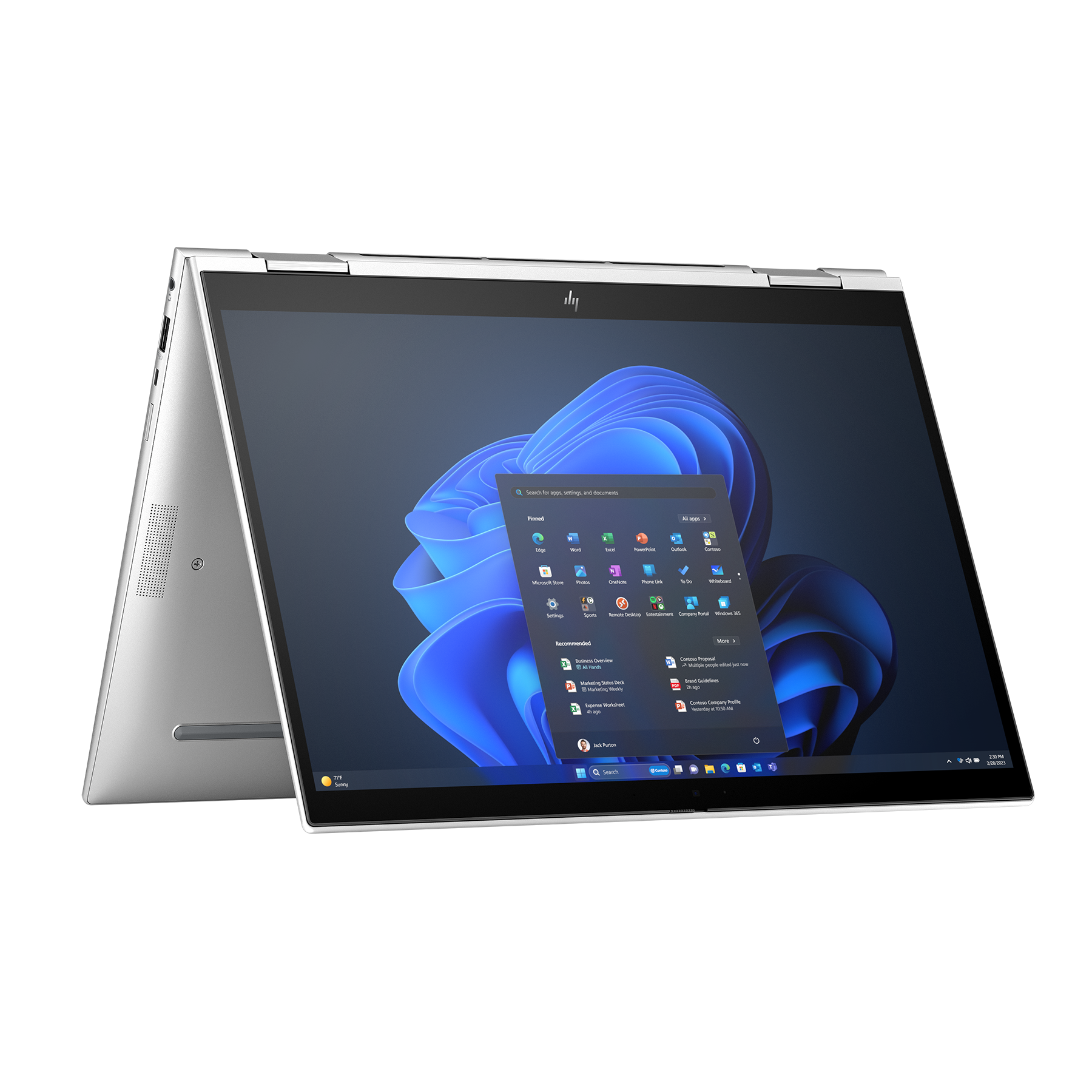 HP Elite x360 830 G11 927X9ES 13,3" WUXGA Touch, Intel Core Ultra 7 155U, 32GB RAM, 1TB SSD, LTE, Windows 11 Pro