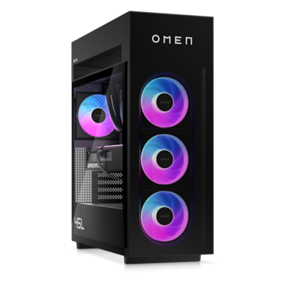 OMEN MAX by HP 45L Gaming Desktop PC GT23-0170ng AMD Ryzen 7 9800X3D, 64GB RAM, 2TB SSD, NVIDIA RTX 5080, Win11