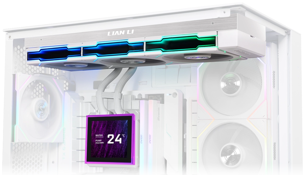 Lian Li HydroShift II LCD-S 360TL weiß | AiO-Wasserkühlung_3