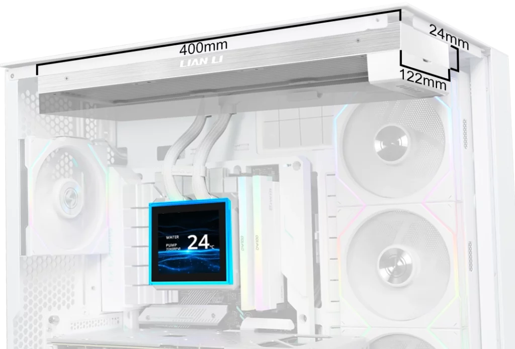 Lian Li HydroShift II LCD-S 360TL weiß | AiO-Wasserkühlung_6