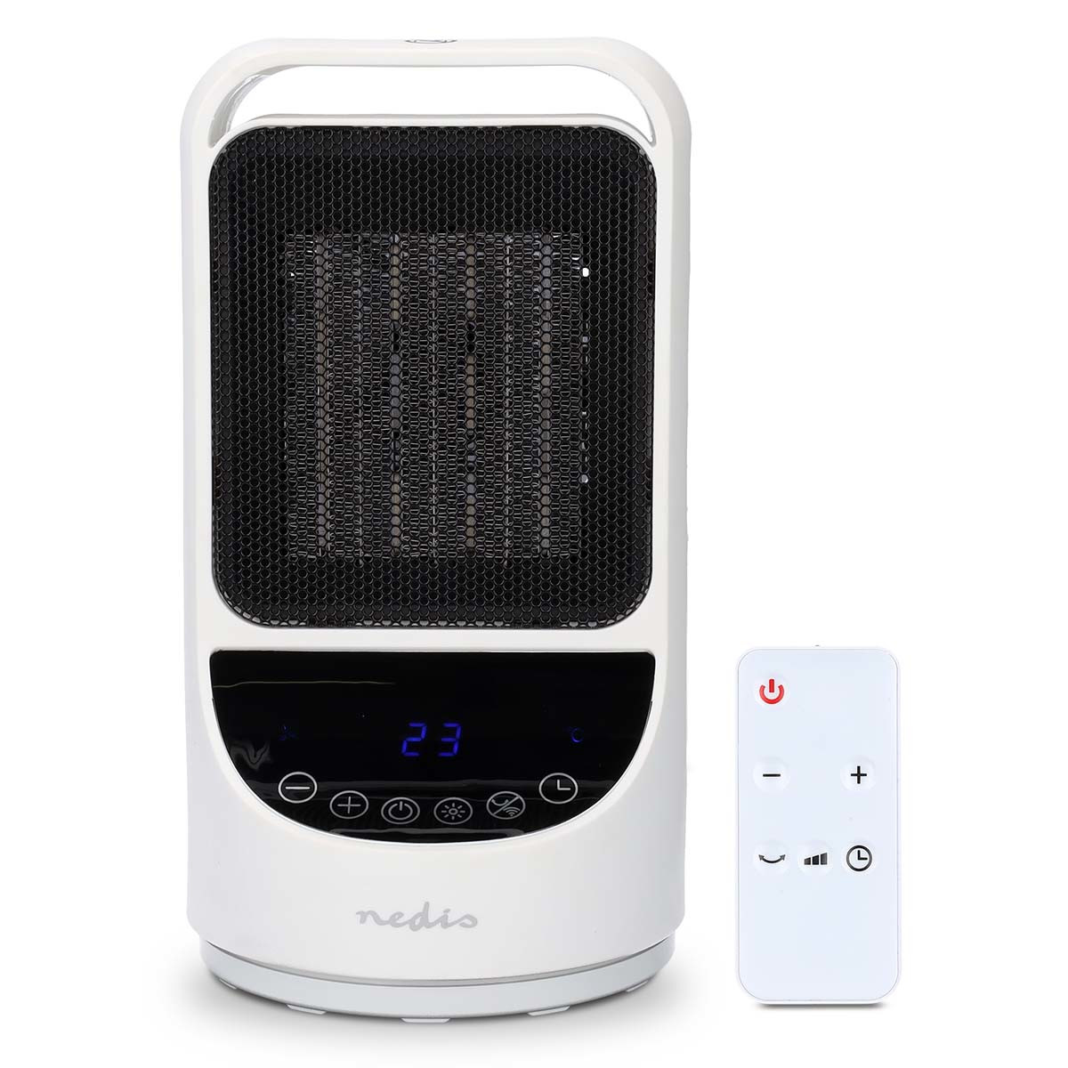 Nedis SmartLife Keramik-PTC-Heizlüfter Wi-Fi | 1500 W | 2 Wärmeeinstellungen | Oszillation | Anzeige | 10 - 49 °C | Andr...