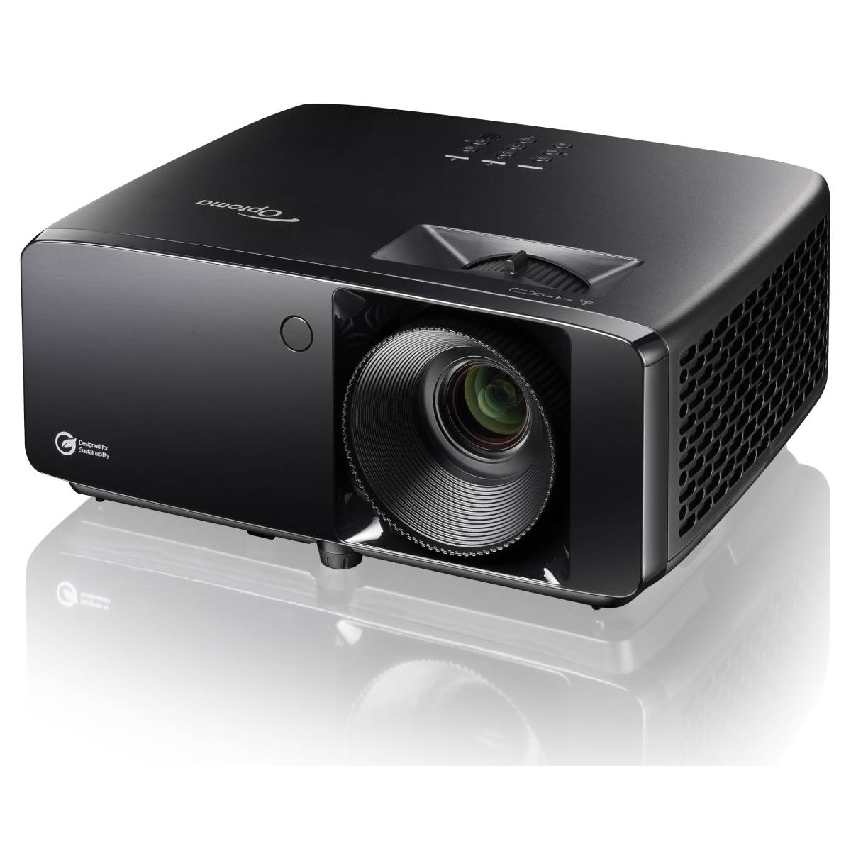 Optoma HZ41HDR Full HD Laser Beamer mit 4.400 ANSI Lumen und App Kompatibel mit 4K-UHD und HDR, Bildeinstellungen über Smart App einstellbar, 120Hz fü