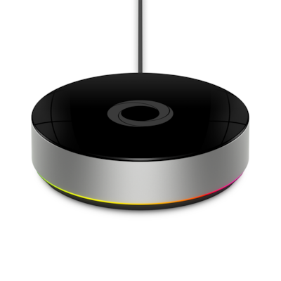 Homey Bridge Smart Home Controller - schwarz mit Zigbee, Z-Wave, Bluetooth, 433 MHz und Infrarot