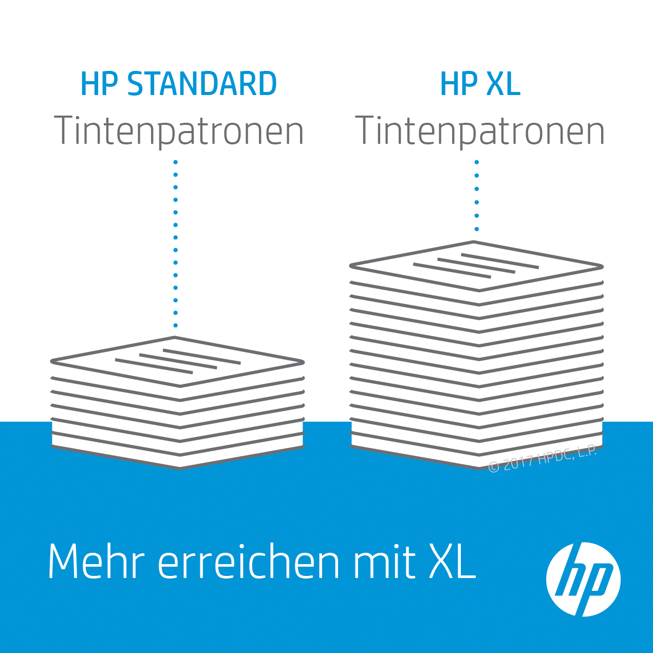HP 62XL (C2P07AE) Original Tintenpatrone Druckertinte Produkt Bild 3