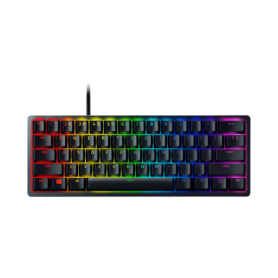 Razer Huntsman Mini mechanische Gaming Tastatur Purple Switch, QWERTZ-Layout