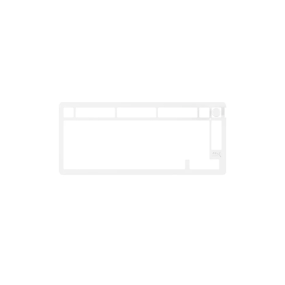 HyperX Alloy Rise Top Plate (White) | 100%