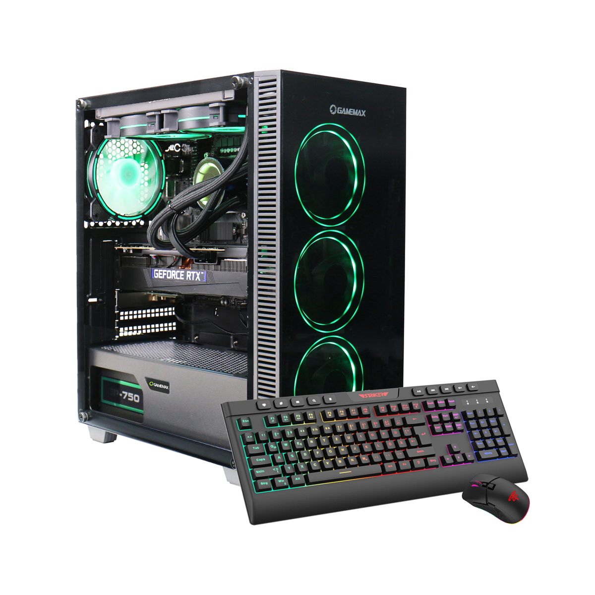 Hyrican Draco XD 7846 AMD Ryzen 5 9600X WAK 16GB DDR5 RAM 1TB SSD NVIDIA GeForce RTX 5060 Windows 11 Home