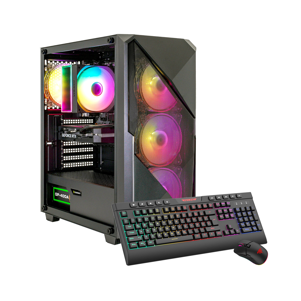 Hyrican Striker 7836 AMD Ryzen 5 7500F 16GB DDR5 RAM 1TB SSD NVIDIA GeForce RTX 5060Ti (16GB GDDR7) Windows 11 Home