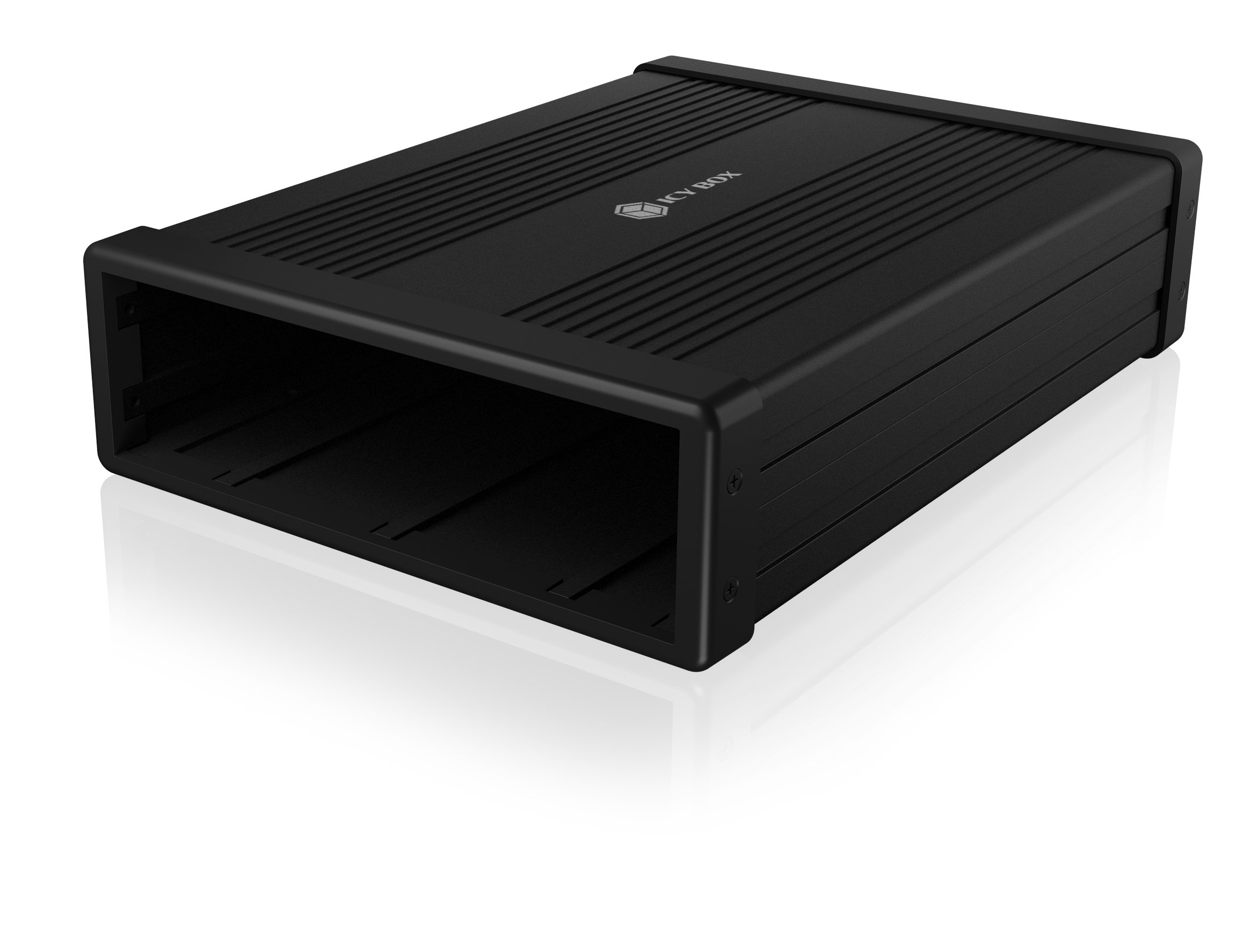 ICY BOX Externes Gehäuse für ein 5,25" SATA Laufwerk Festplattenzubehör Produkt Bild 2
