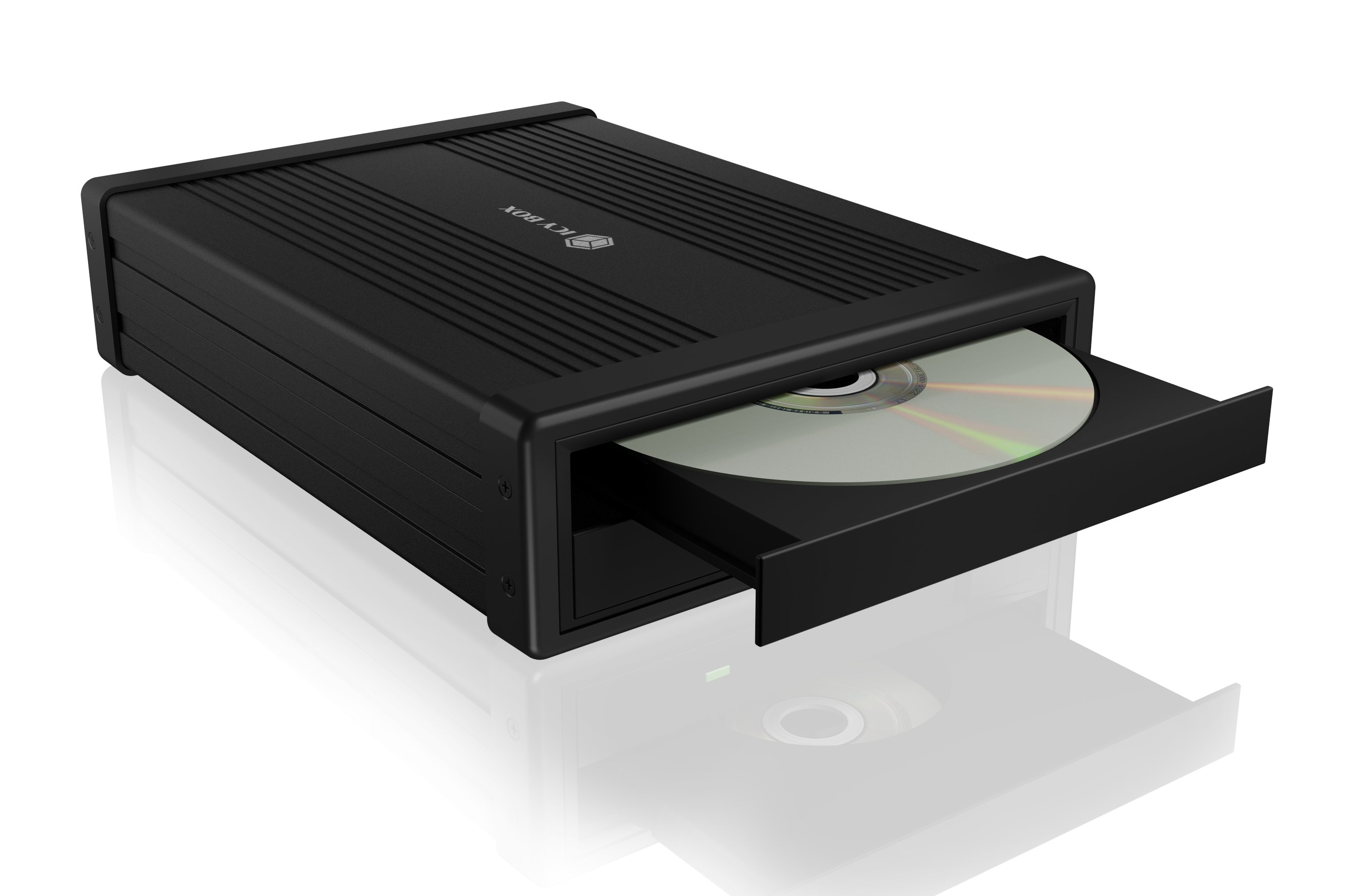 ICY BOX Externes Gehäuse für ein 5,25" SATA Laufwerk Festplattenzubehör Produkt Bild 3
