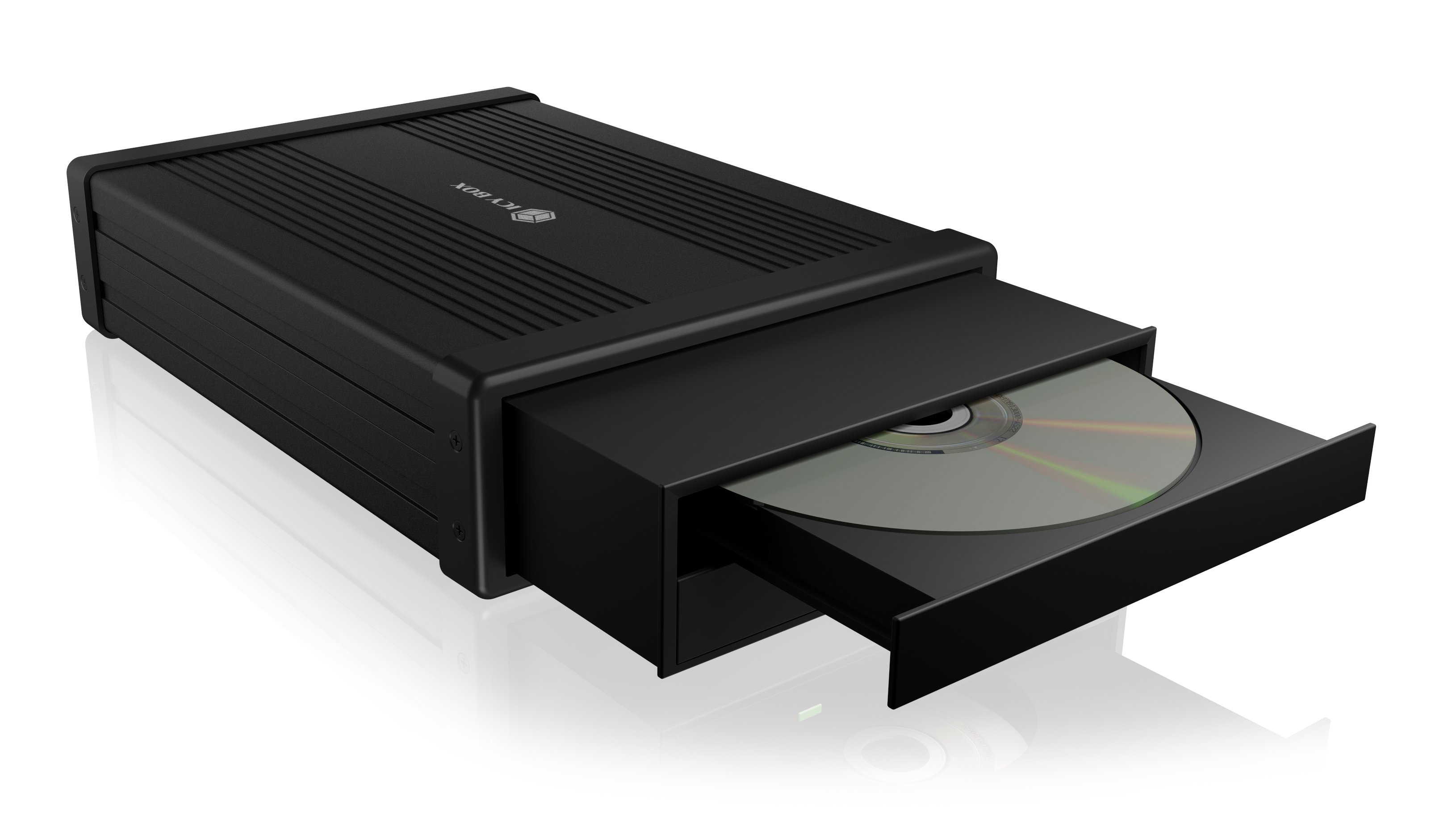 ICY BOX Externes Gehäuse für ein 5,25" SATA Laufwerk Festplattenzubehör Produkt Bild 6