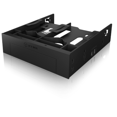 ICY BOX IB-5251 Einbaurahmen für 2x 2,5" + 1x 3,5"HDDs/SSDs in 1x 5,25" Schacht
