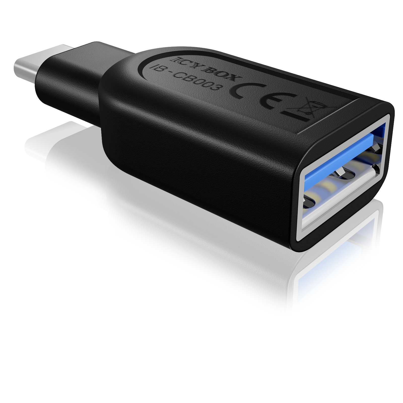 ICY BOX [Adapter USB 3.0 Type-C Stecker zu USB 3.0 Type-A Buchse]