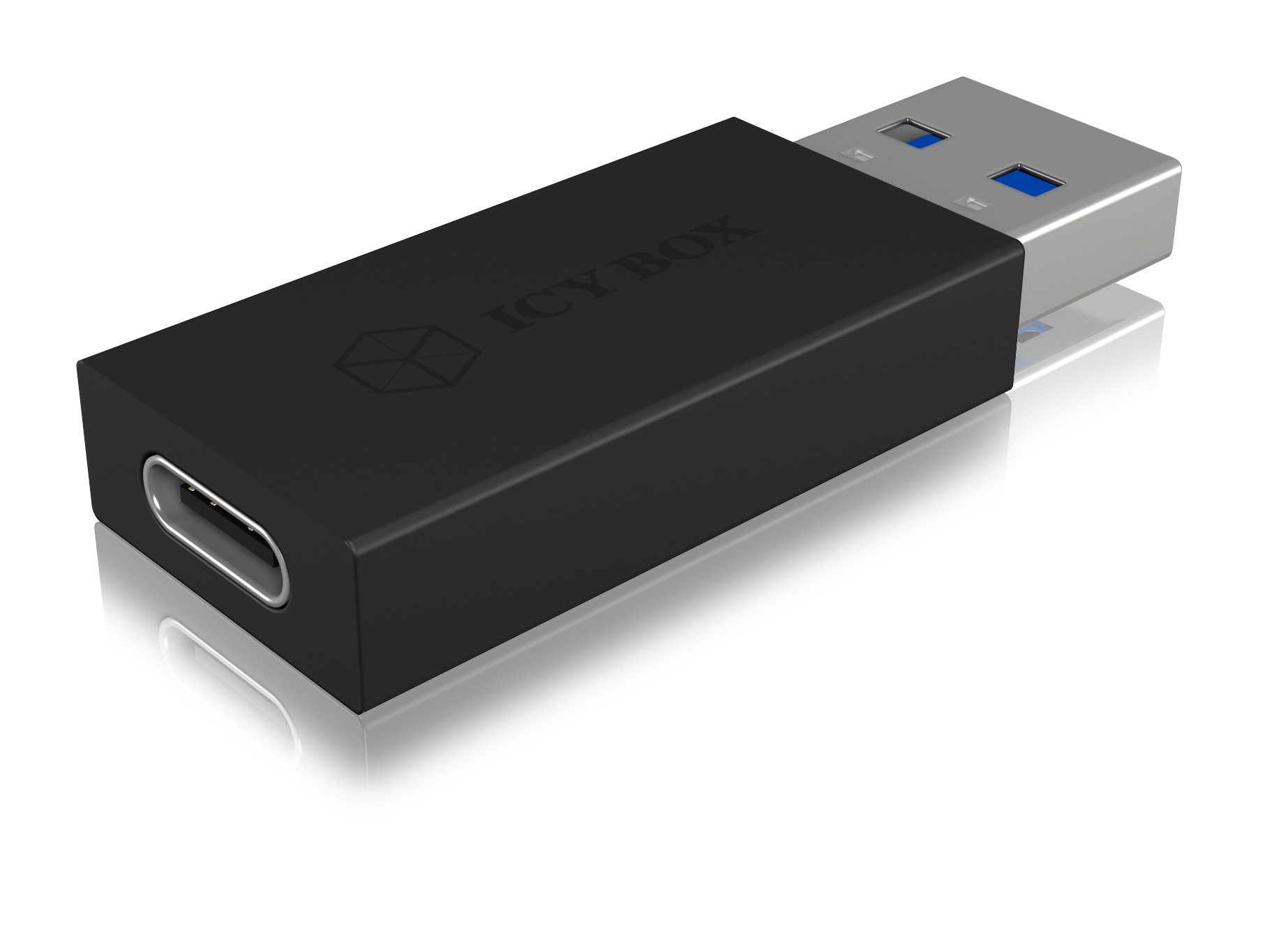 ICYBOX Adapter für USB 3.1 (Gen 2) Type-A Stecker zu Type-C Buchse