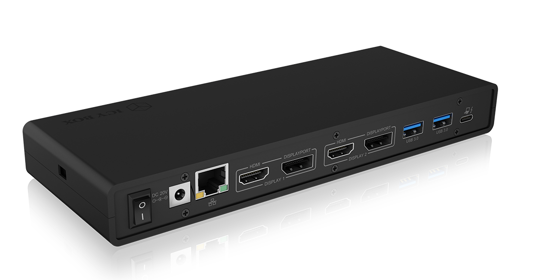ICYBOX USB-C 13-in-1 USB 3.0 Type-A + Type-C Dock mit PD 65W Dockingstation Produkt Bild 2