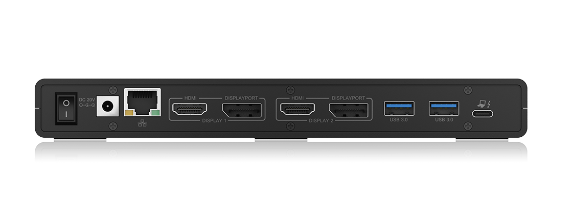 ICYBOX USB-C 13-in-1 USB 3.0 Type-A + Type-C Dock mit PD 65W Dockingstation Produkt Bild 4