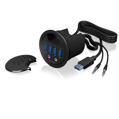 ICY BOX IB-HUB1403A - 4 Port USB 3.0 Tisch-Hub