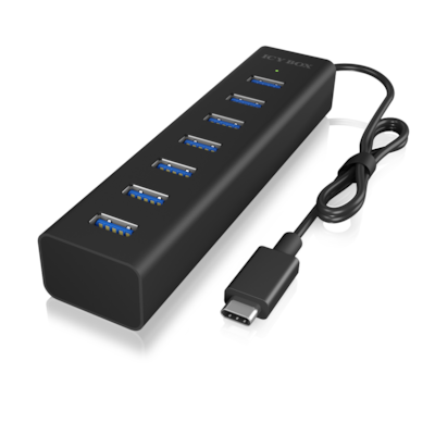 ICY BOX IB-HUB1700-C3 Type-C zu 7 Port USB 3.0 Hub