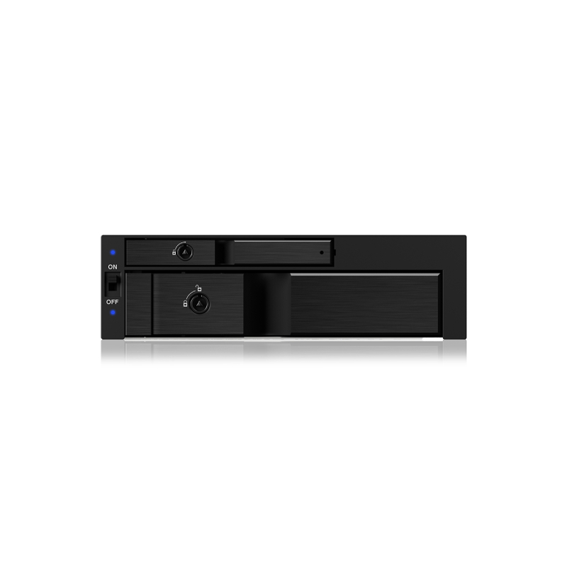 flexiDOCK MB024SP-B wisselframe voor 4x 2,5 SATA III / SAS 3.0 SSD/HDD Hot Swap dragerloos svart flexiDOCK MB024SP-B wisselframe voor 4x 2,5 SATA III / SAS 3.0 SSD/HDD Hot Swap dragerloos svart