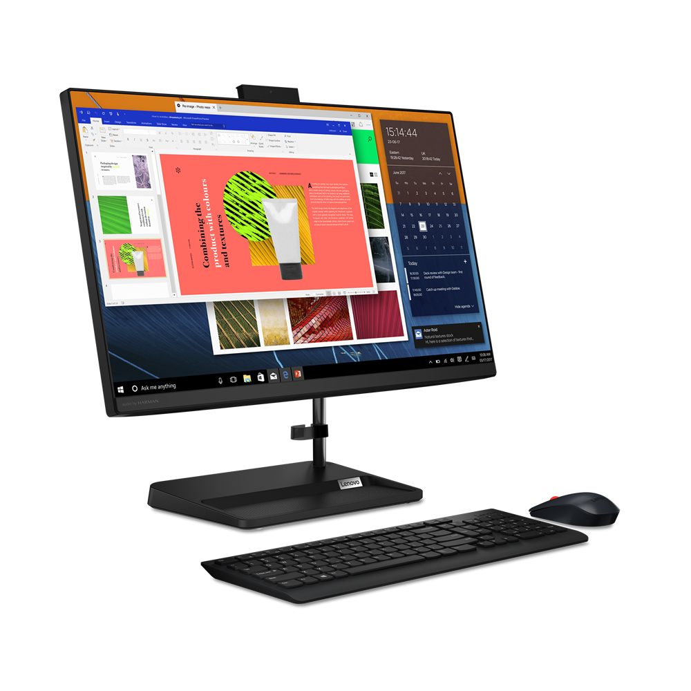 Lenovo IdeaCentre AIO 3 24ALC6 F0G10140GE - 60,4cm (23,8") FHD-Display, Ryzen 5 7430U, 16GB RAM, 512GB SSD, Radeon Grafi...