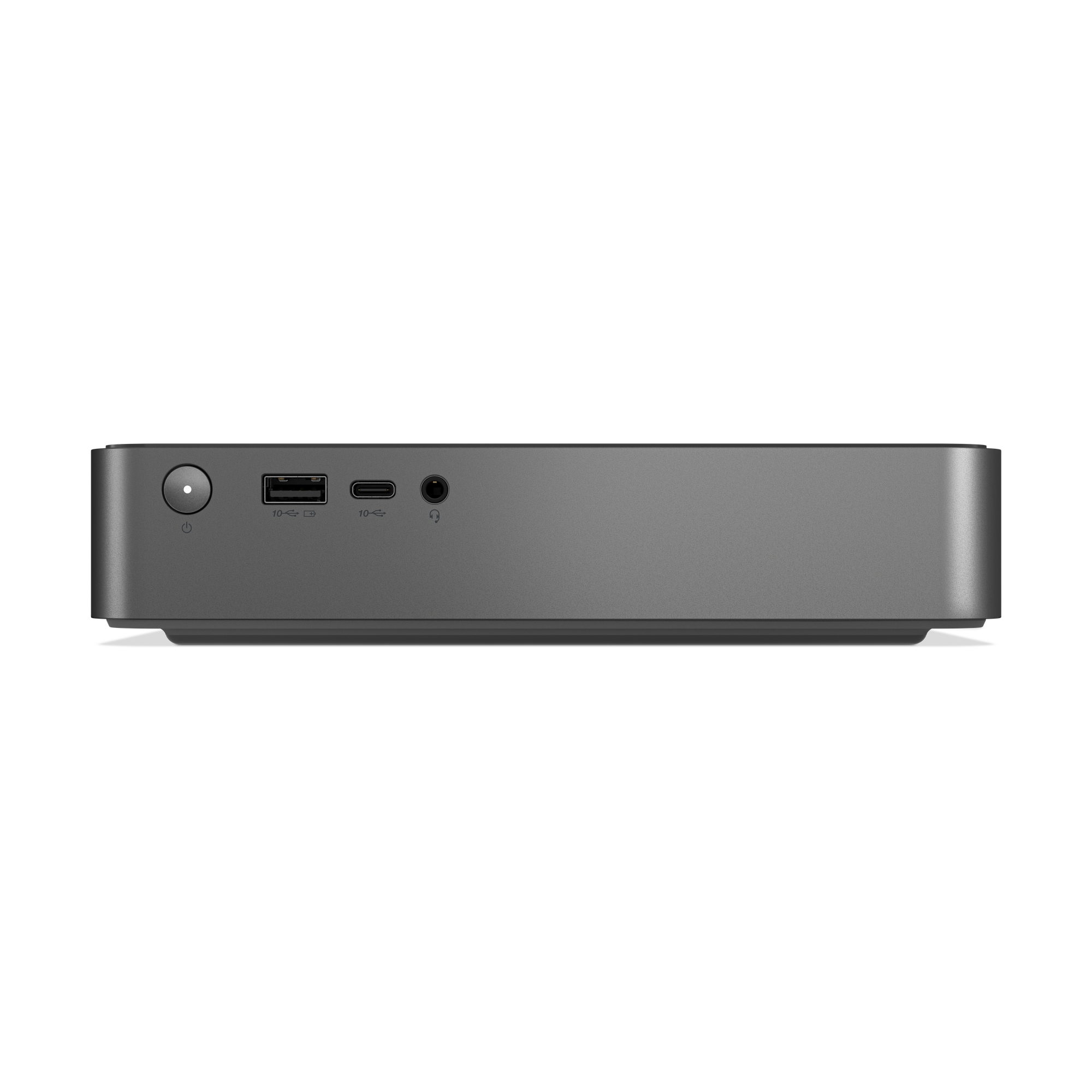 Lenovo ideacentre mini 01q8x10 sprednji priključki usb-c usb-a in avdio