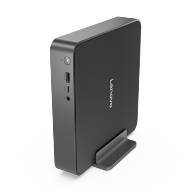 Lenovo ideacentre mini 01q8x10 | snapdragon x plus x1p-64-100 | 32gb ram 2tb ssd | windows 11 home | mini računalnik 5 Lenovo ideacentre mini 01q8x10 pokončna postavitev s stojalom
