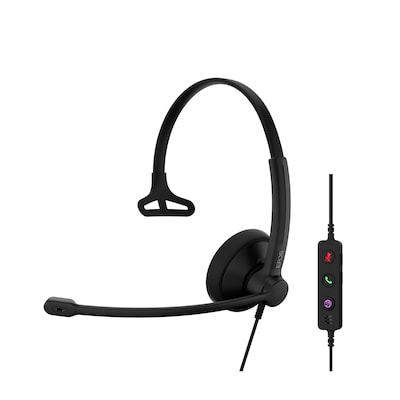Epos IMPACT 100, Mono-Headset, Kabelgebunden, USB-C+A Super-Wideband-Technologie, Teams zertifiziert