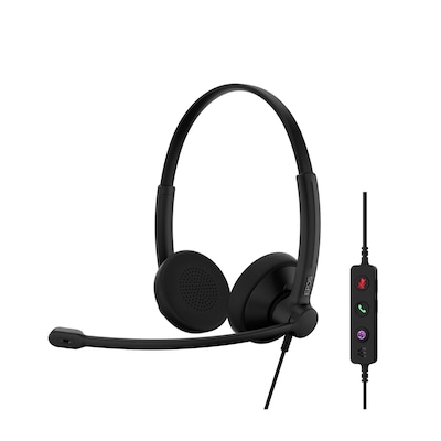 Epos IMPACT 100, Stereo-Headset, Kabelgebunden, USB-C+A Super-Wideband-Technologie, Teams zertifiziert