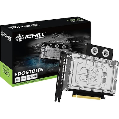 INNO3D GeForce RTX 5080 iCHILL Frostbite - 16GB GDDR7, HDMI, 3x DP