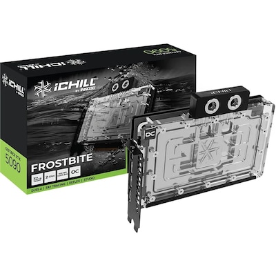 INNO3D GeForce RTX 5090 iCHILL Frostbite - 32GB GDDR7, HDMI, 3x DP