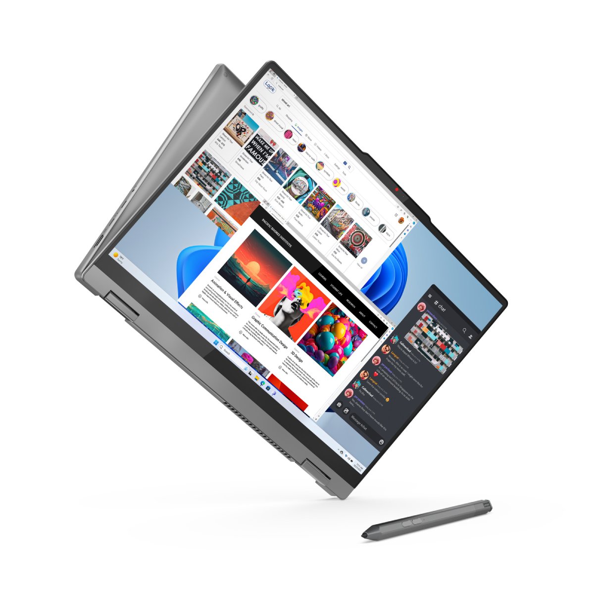 Lenovo IdeaPad 5 2-in-1 83DS000LGE B-Ware - 16" 2K, OLED, AMD Ryzen™ 7 8845HS, 16GB RAM, 1TB SSD, Windows 11 Home