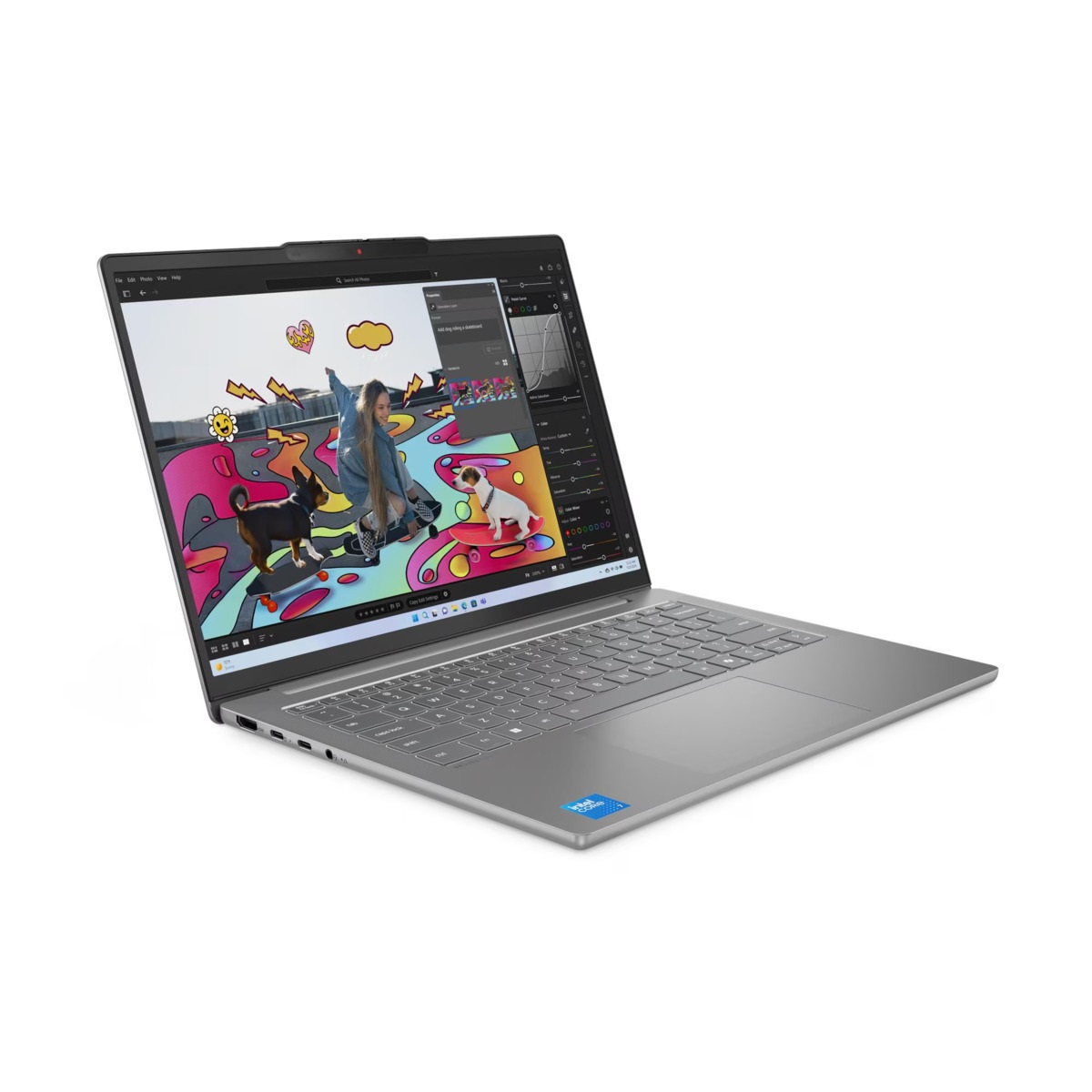 Lenovo IdeaPad 5 Slim 83J0006KGE B-Ware - 14" WUXGA OLED, Intel® Core 5 210H, 16GB RAM, 512GB SSD, Windows 11 Notebooks Produkt Bild 5