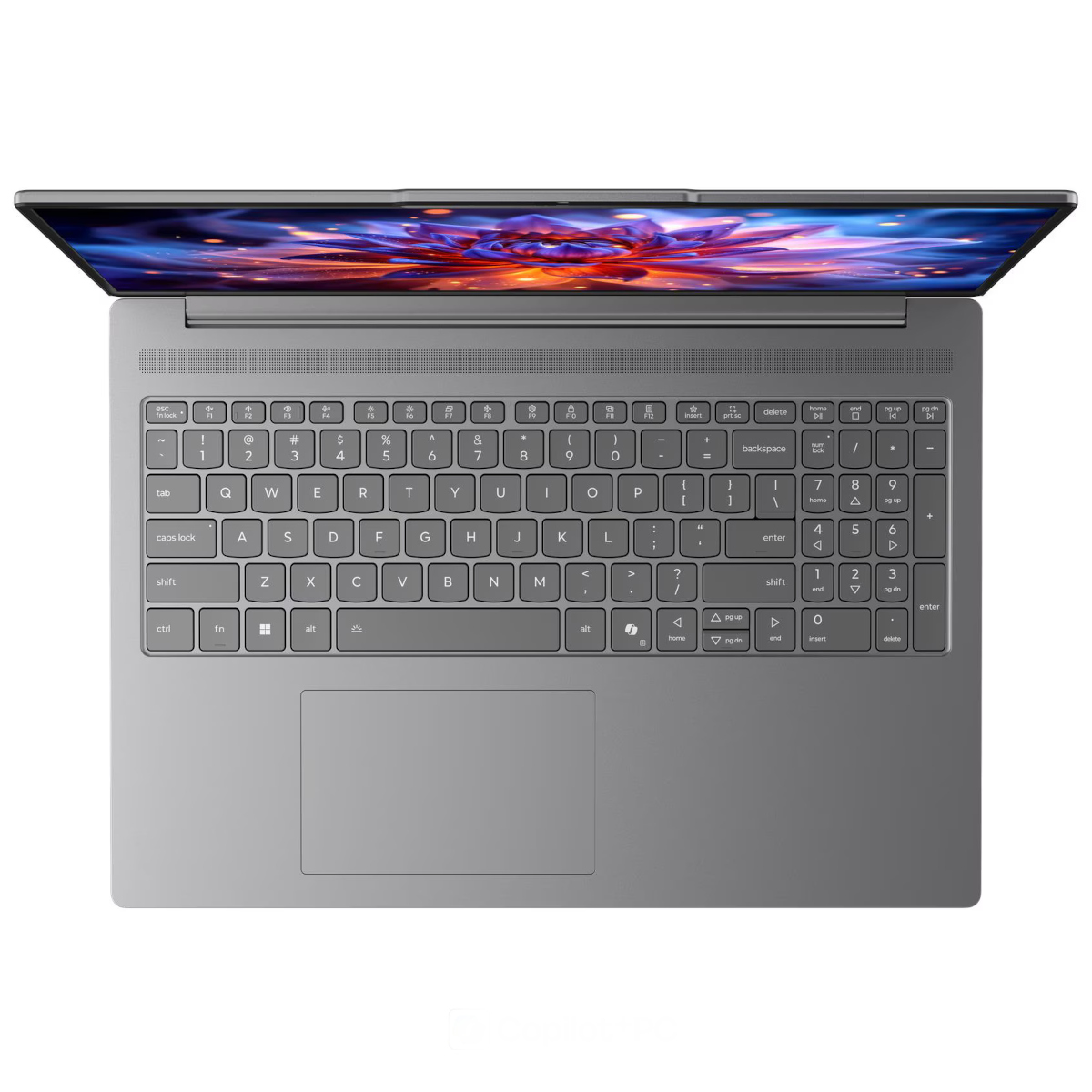 Lenovo ideapad slim 5 16iph11 83s60031ge tipkovnica z numeričnim delom in velika sledilna ploščica