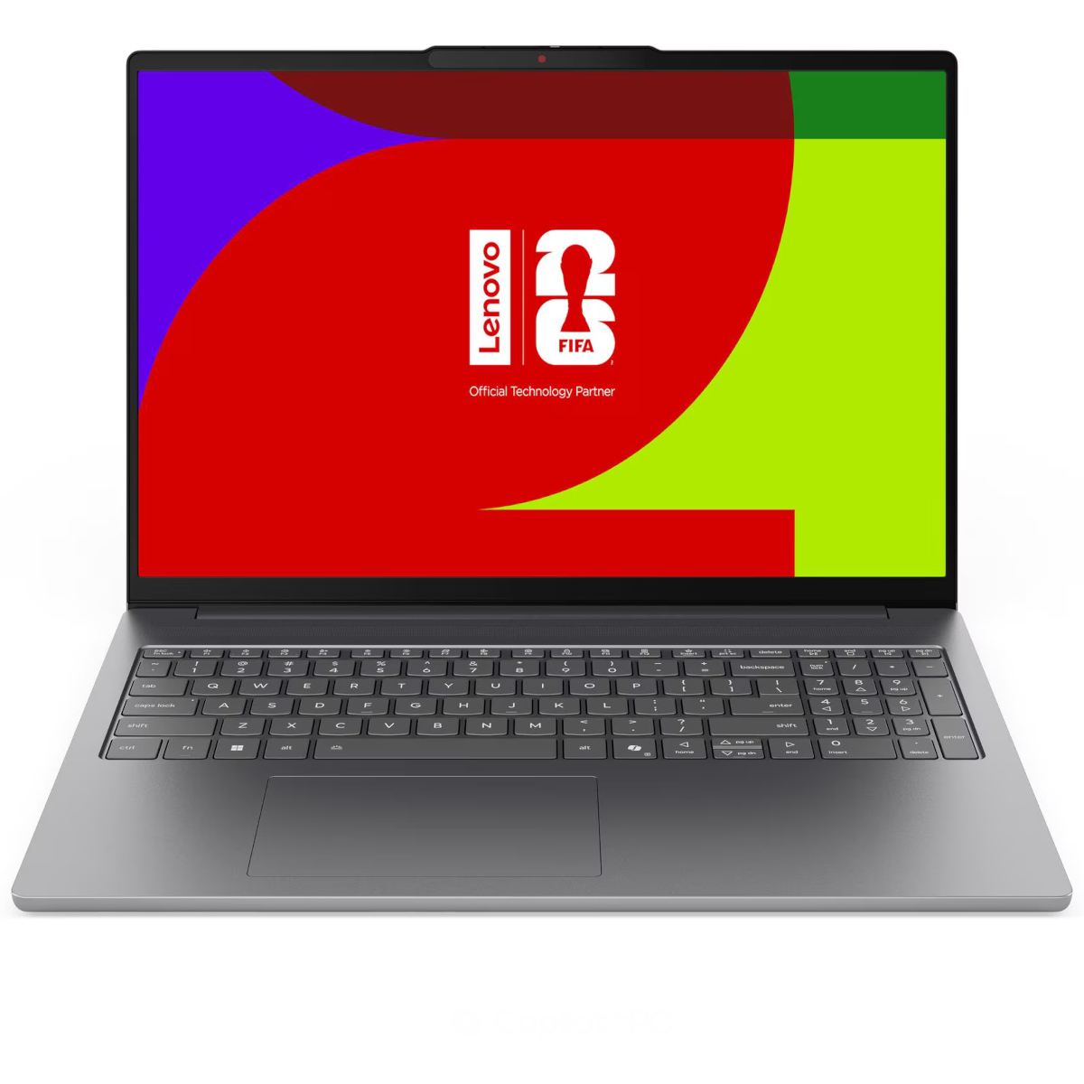 Lenovo ideapad slim 5 16iph11 83s60031ge pogled od spredaj z oled zaslonom