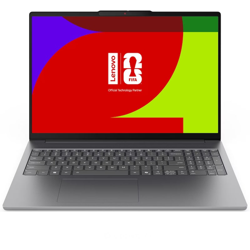 Lenovo ideapad slim 5 16iph11 83s60031ge | 16" wuxga oled | core ultra 7 355 | 32gb ram 1tb ssd | copilot+ pc | windows 11 | prenosnik 2 Lenovo ideapad slim 5 16iph11 83s60031ge pogled od spredaj z oled zaslonom